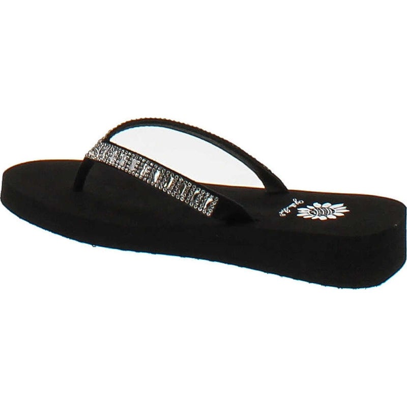 Yellow Box womens Zemily Sandal, Clear, 9.5 US - Image 3